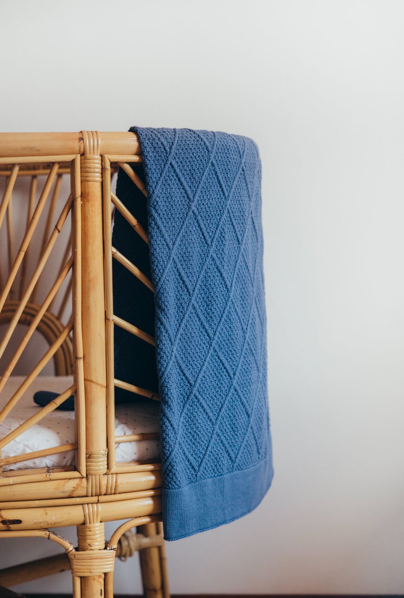 Diamond Knitted Blanket