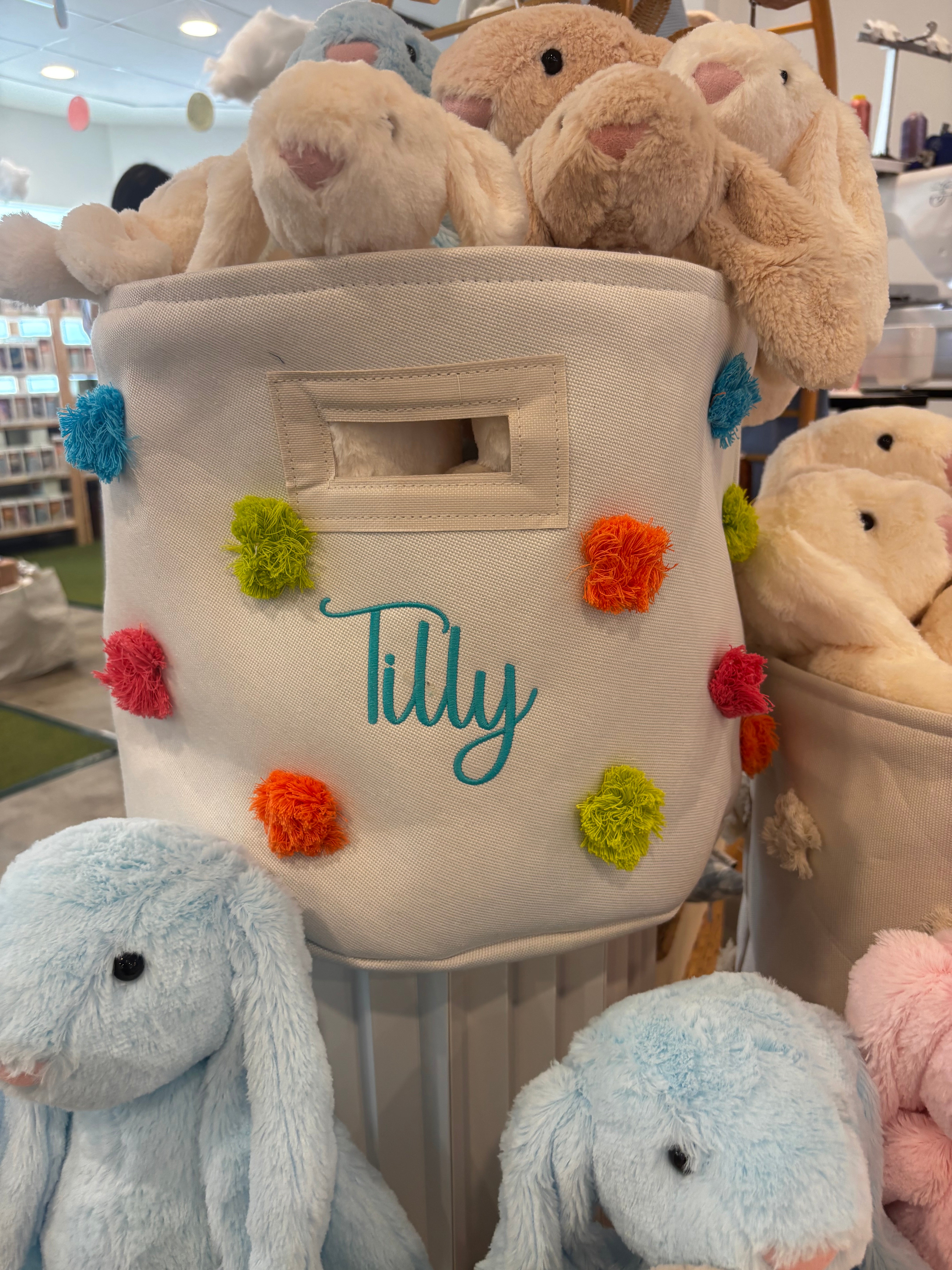 Pom Pom Storage Basket