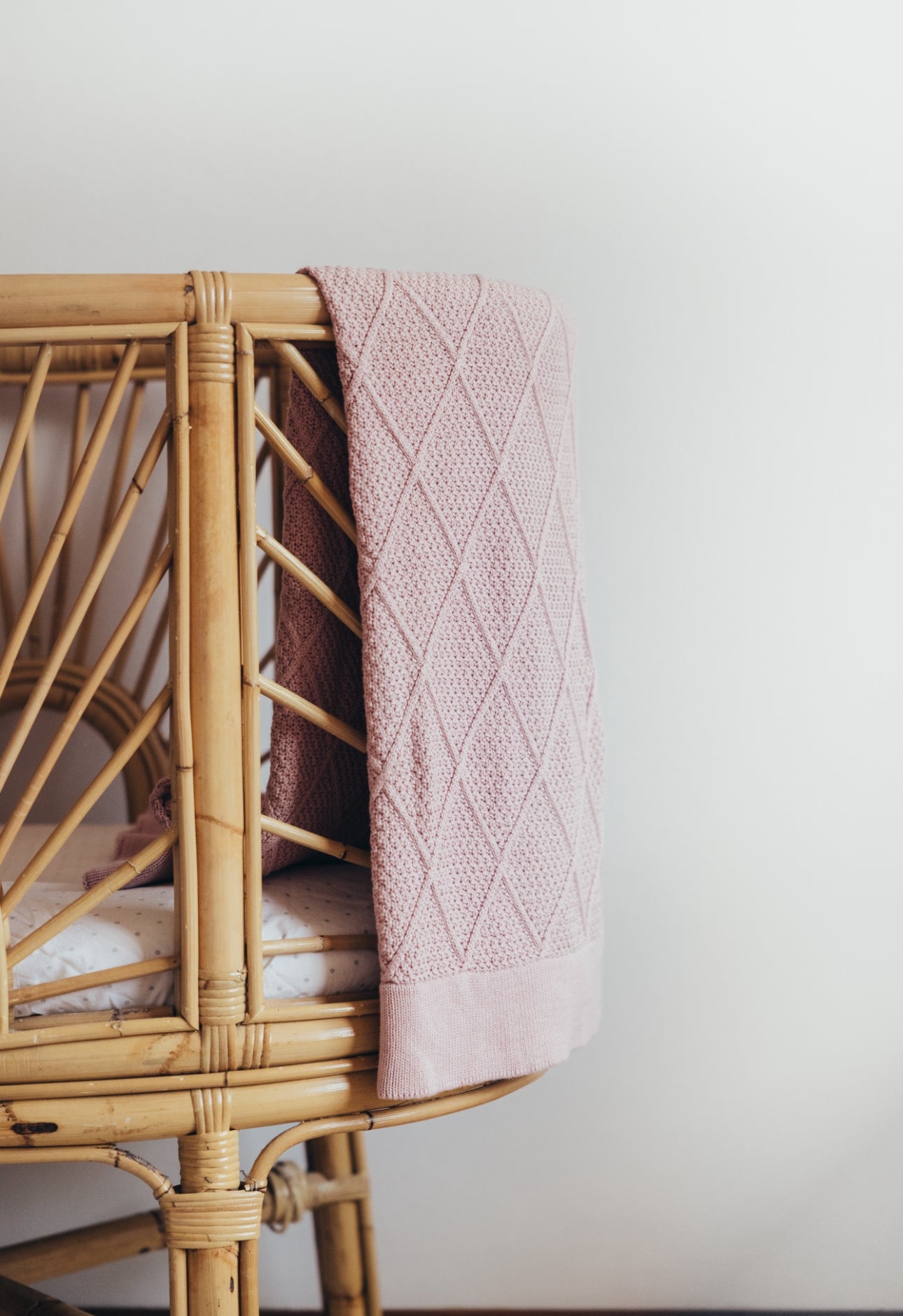 Diamond Knitted Blanket