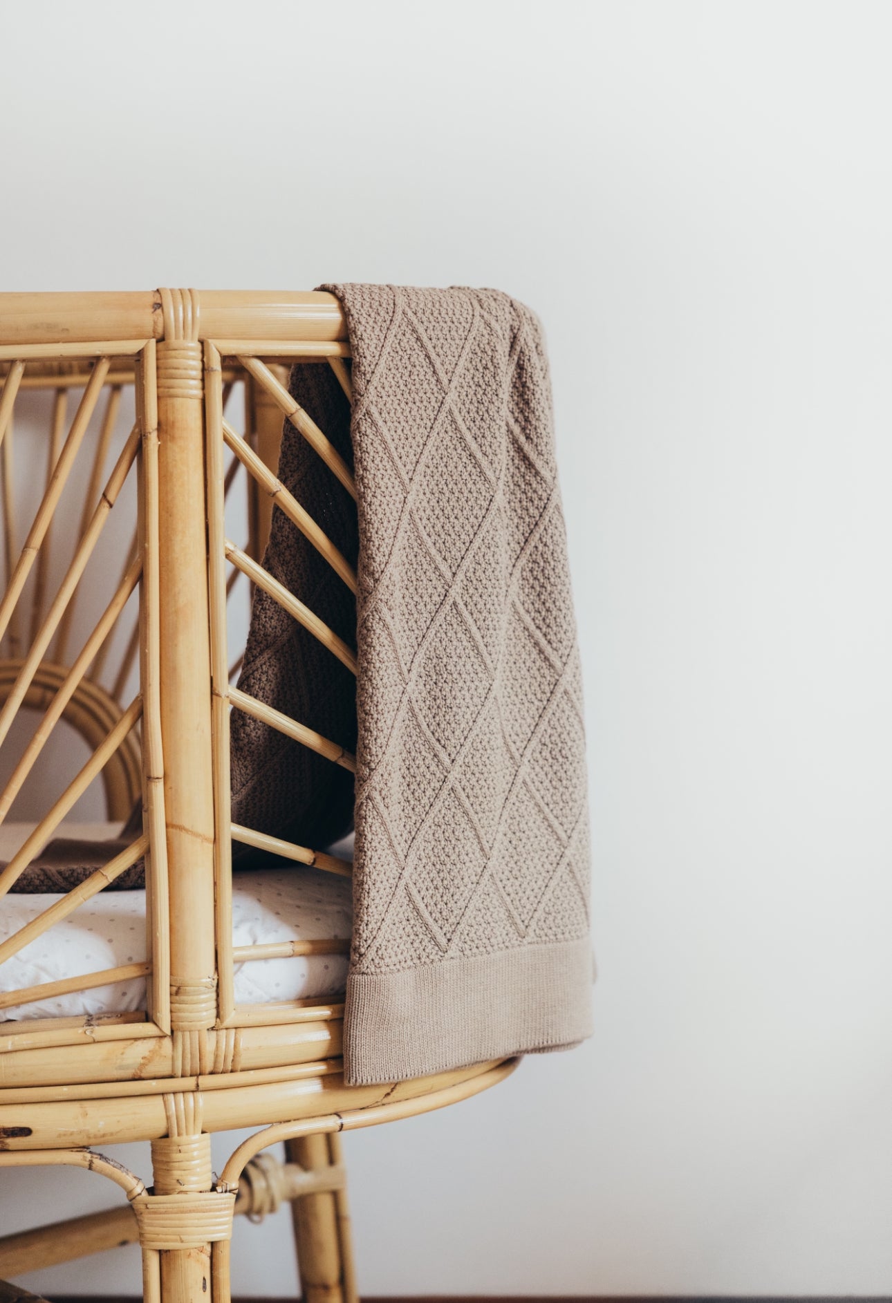 Diamond Knitted Blanket