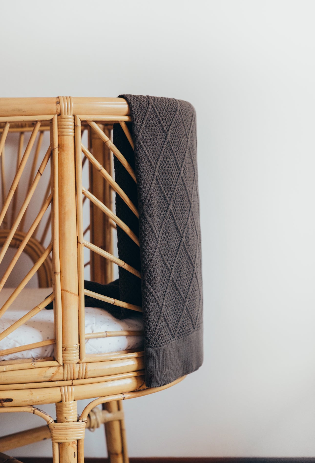 Diamond Knitted Blanket