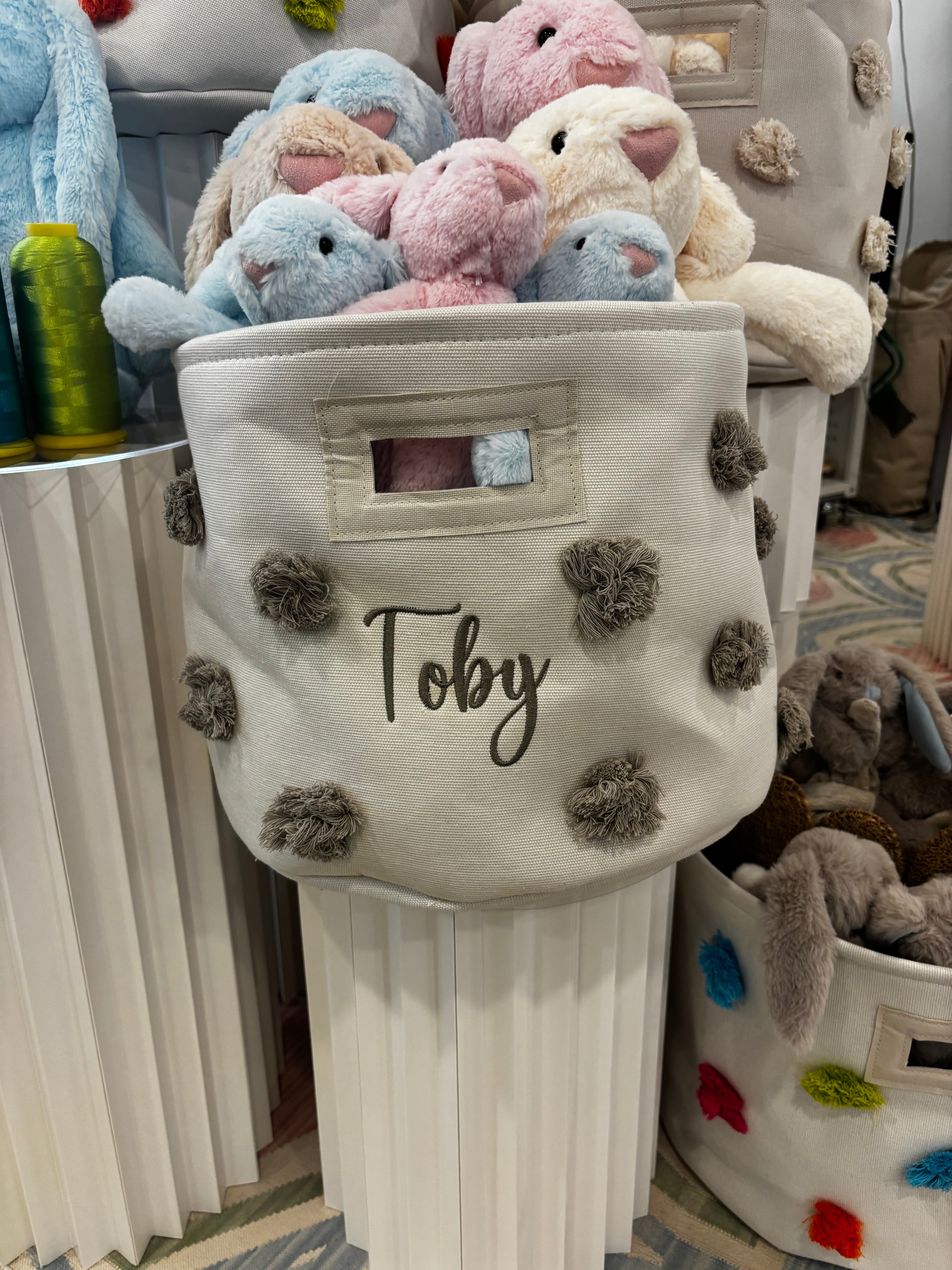 Pom Pom Storage Basket