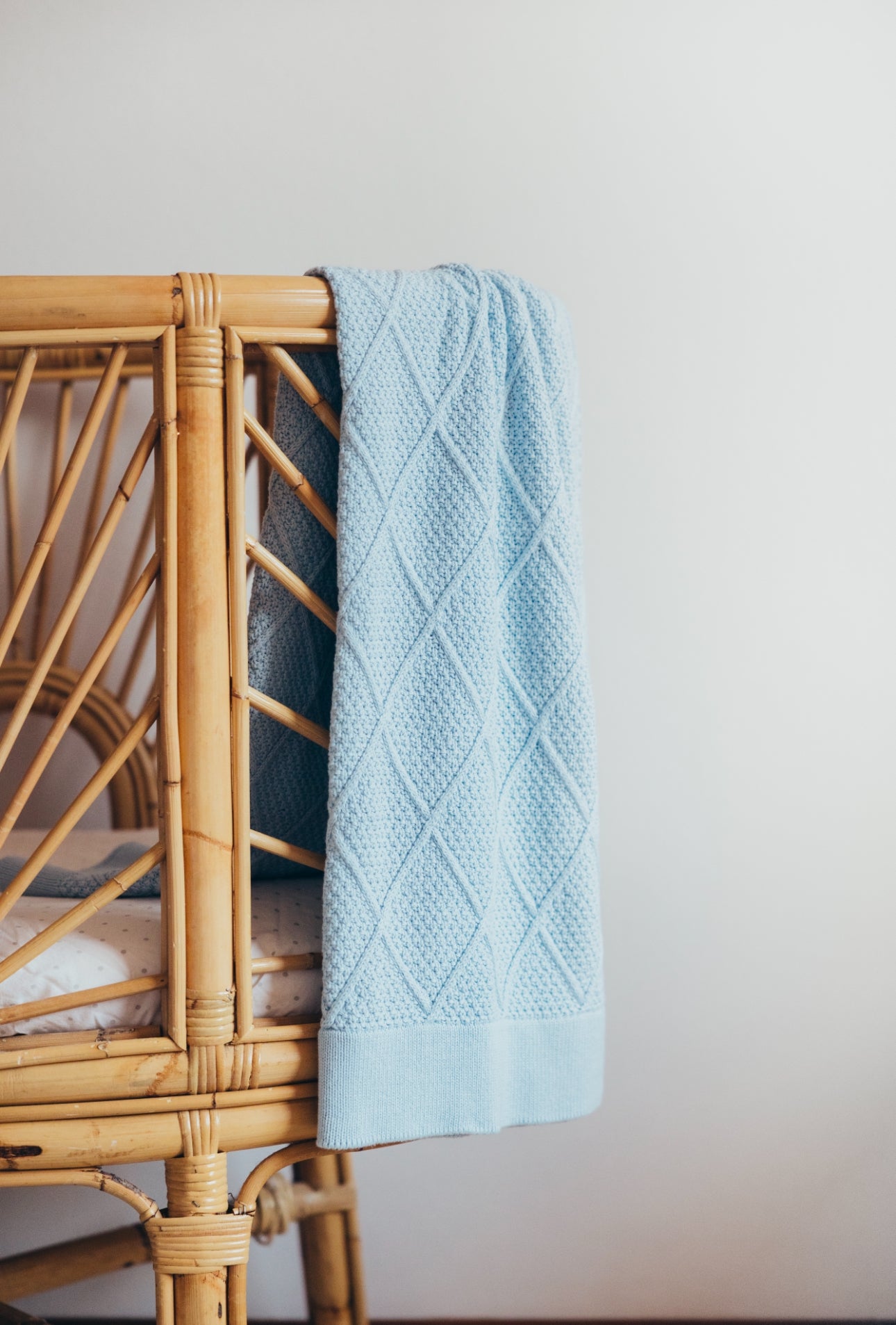 Diamond Knitted Blanket