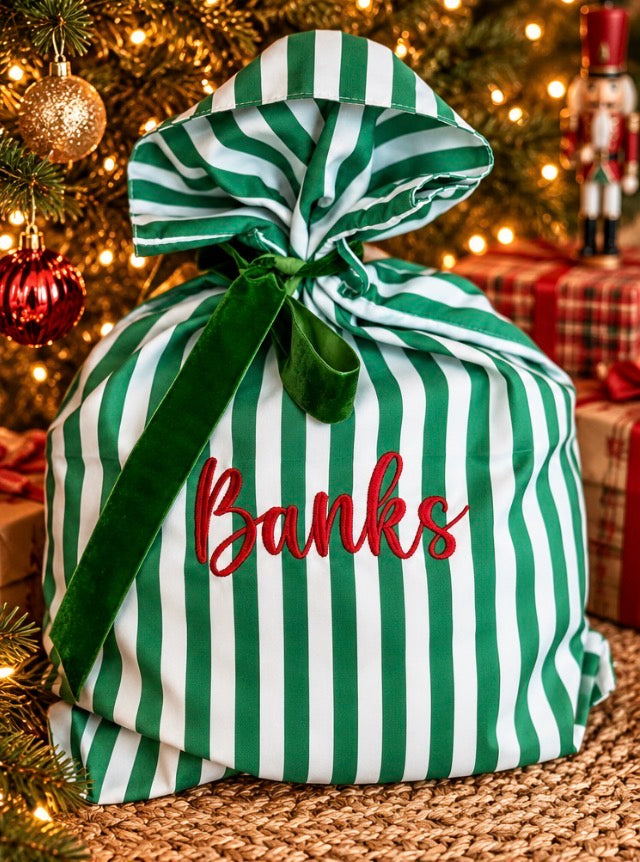 Striped Christmas Sack
