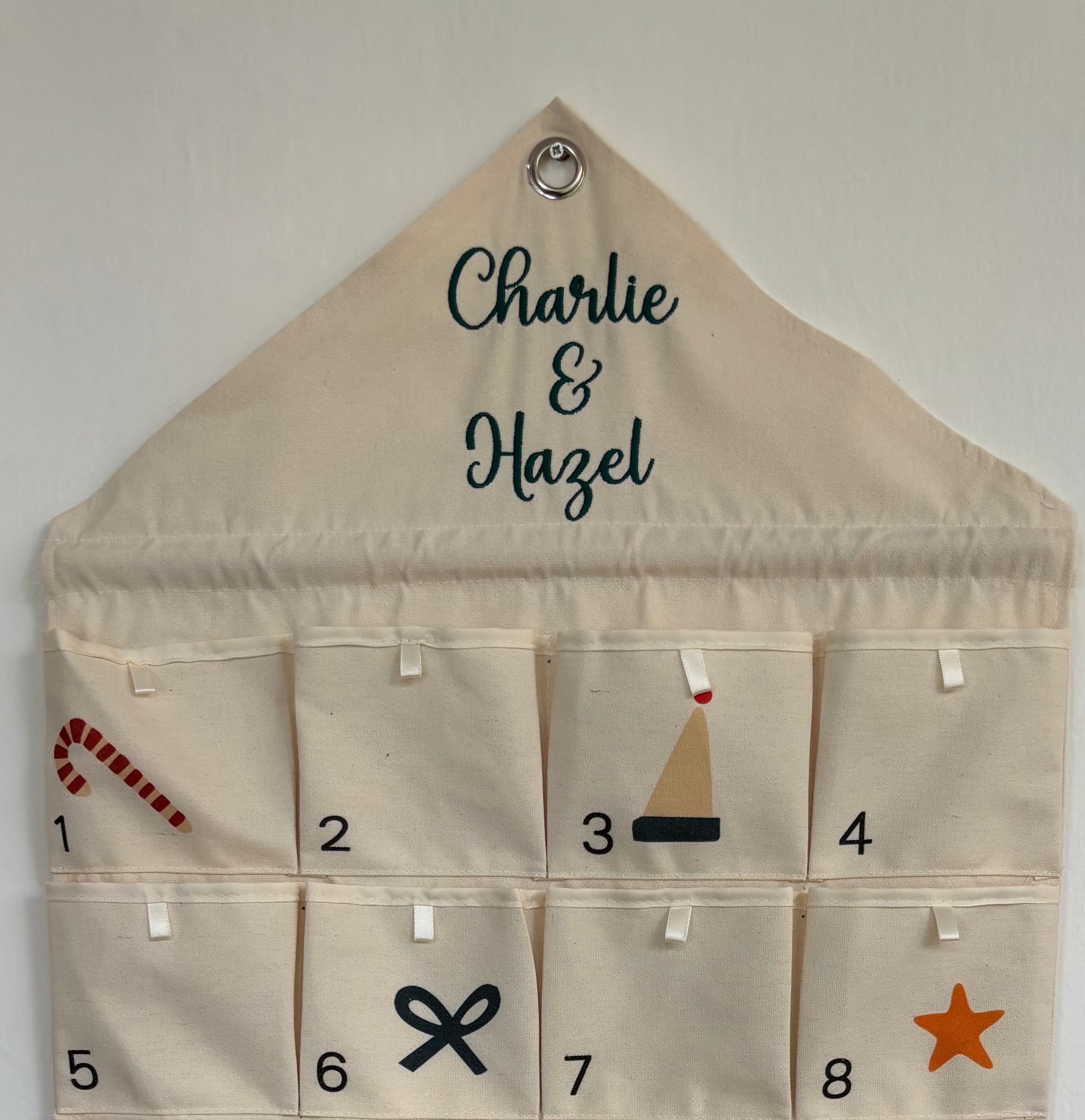 Personalised Fabric Advent Calendar
