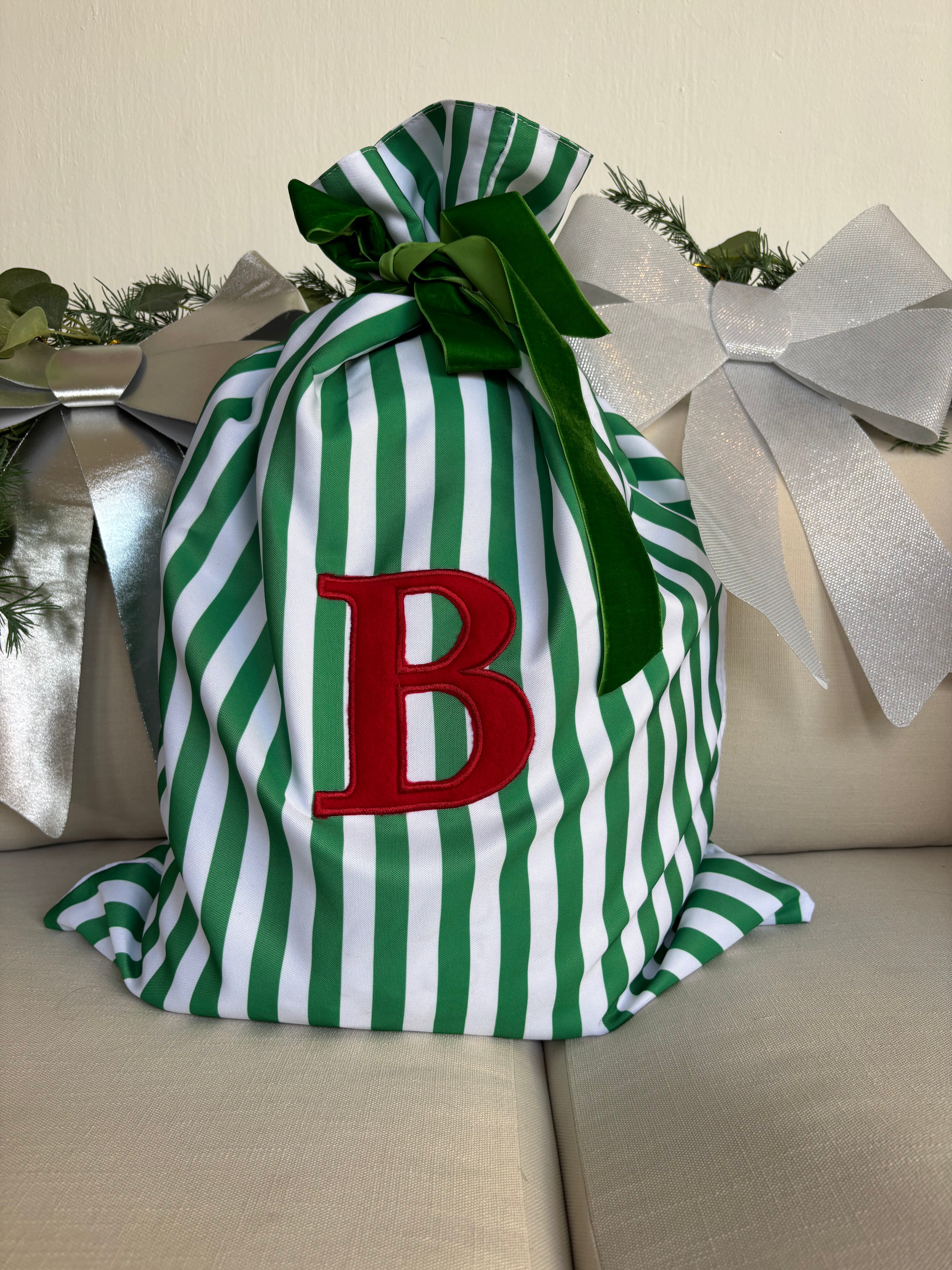 Striped Christmas Sack