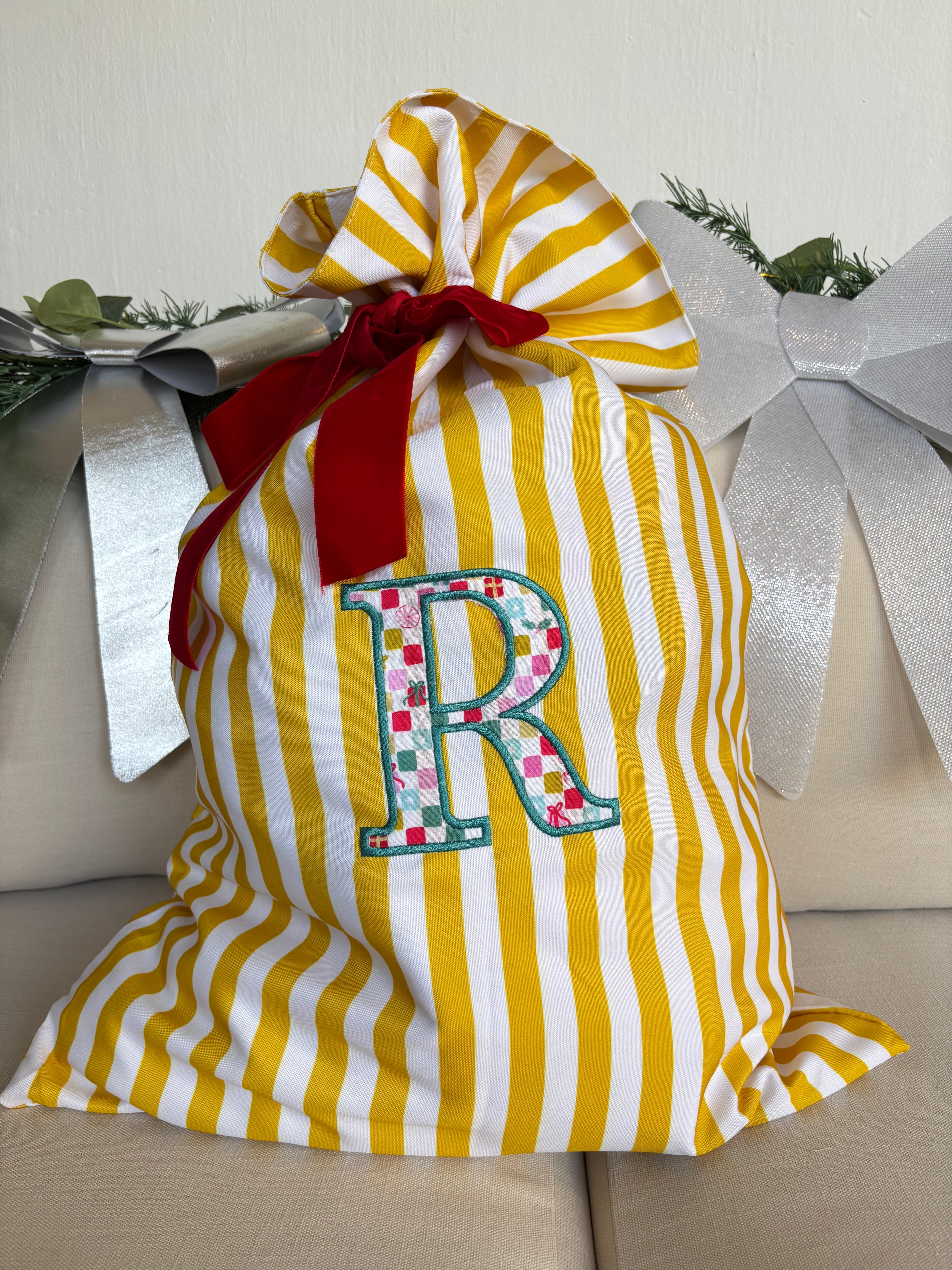 Striped Christmas Sack
