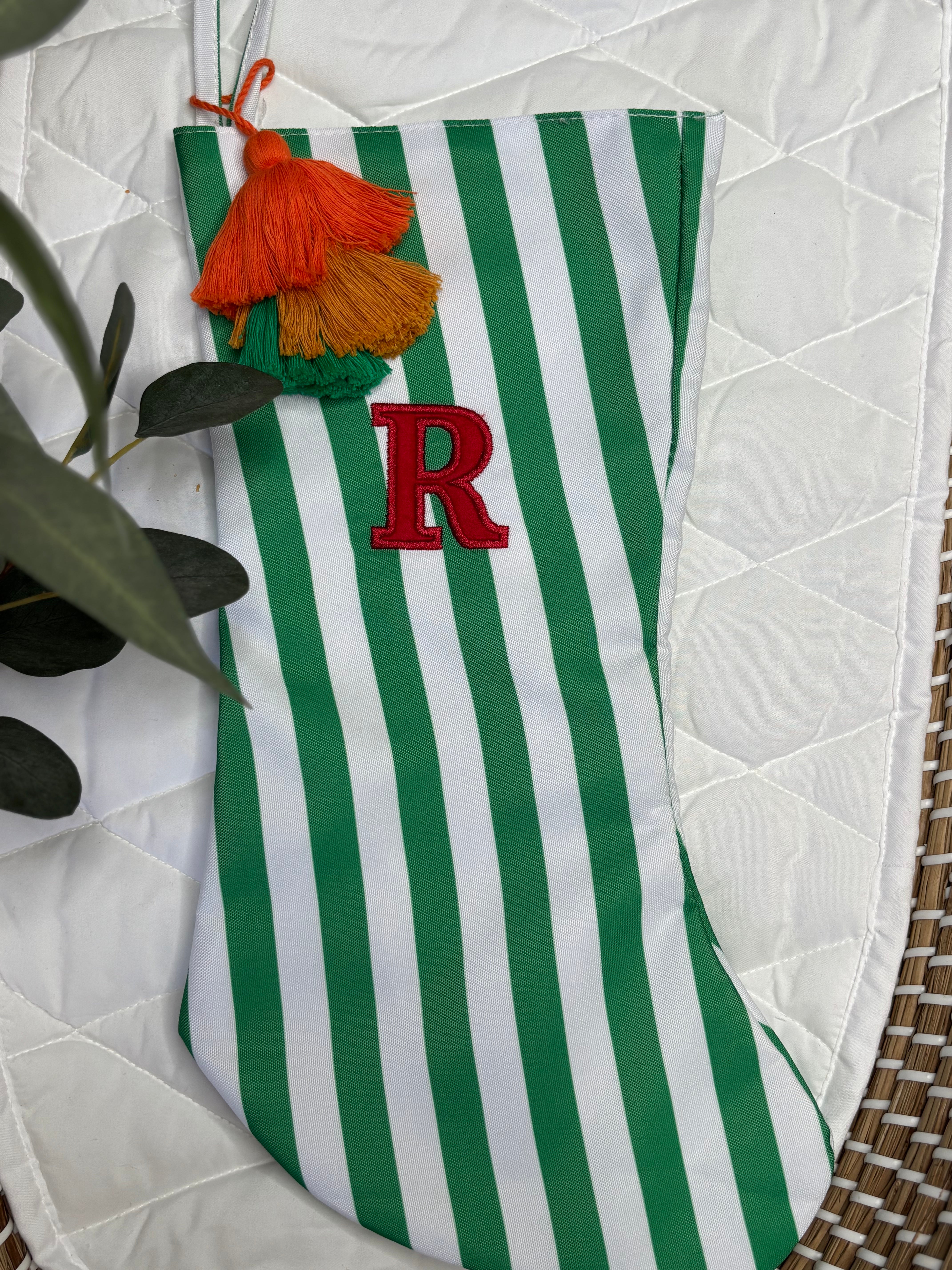 Striped Christmas Stockings