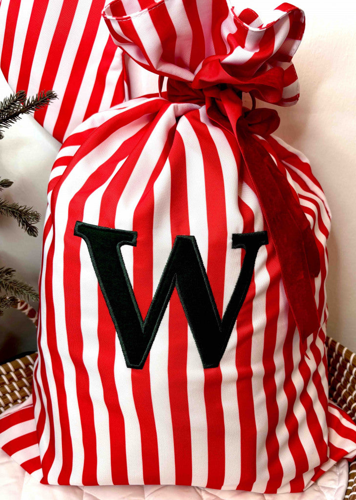 Striped Christmas Sack & Stocking Set