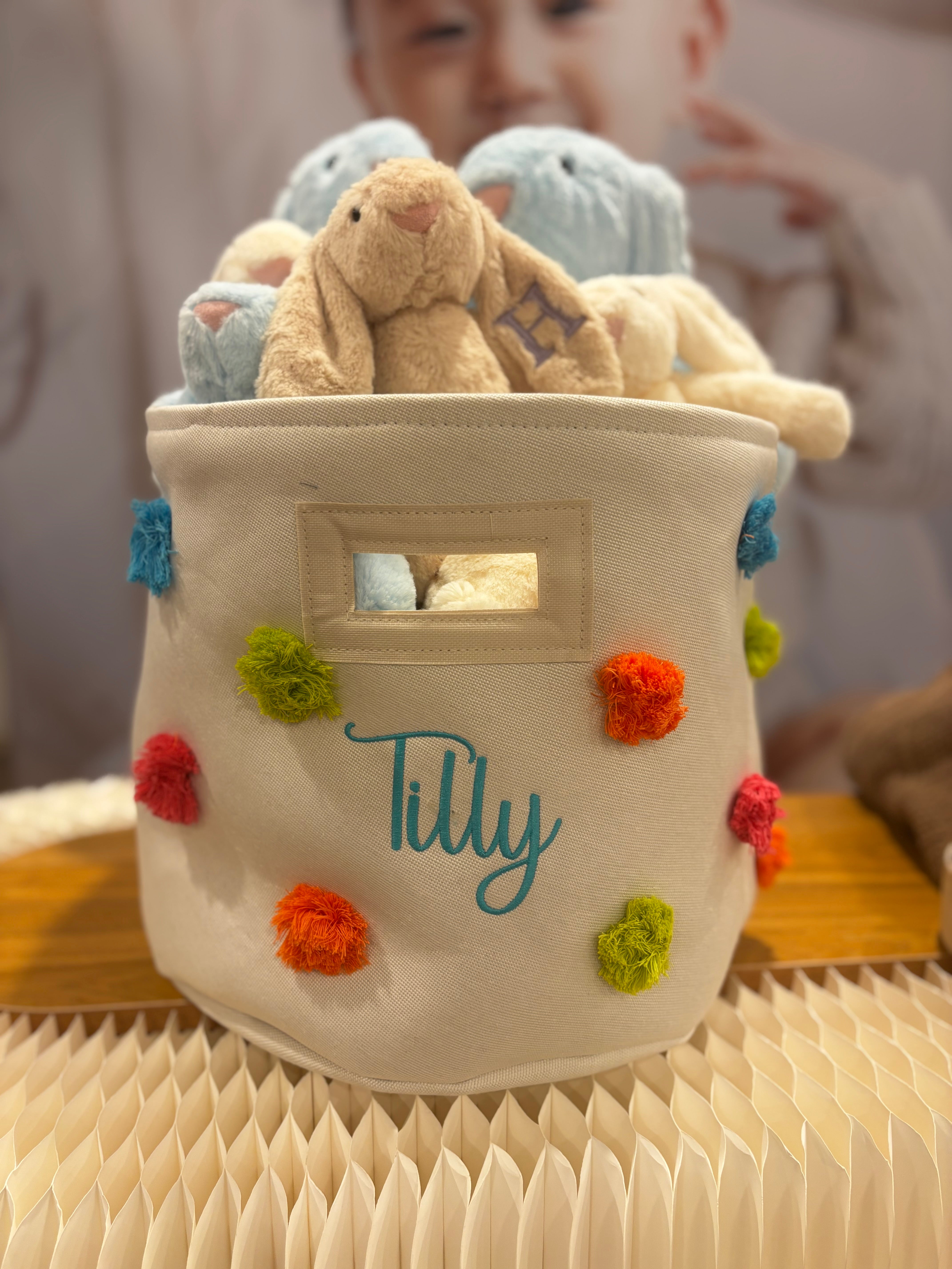 Pom Pom toy basket
