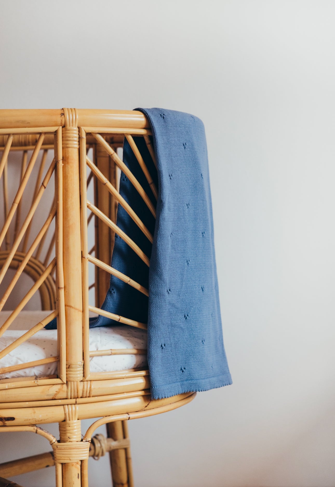 Pointelle blanket