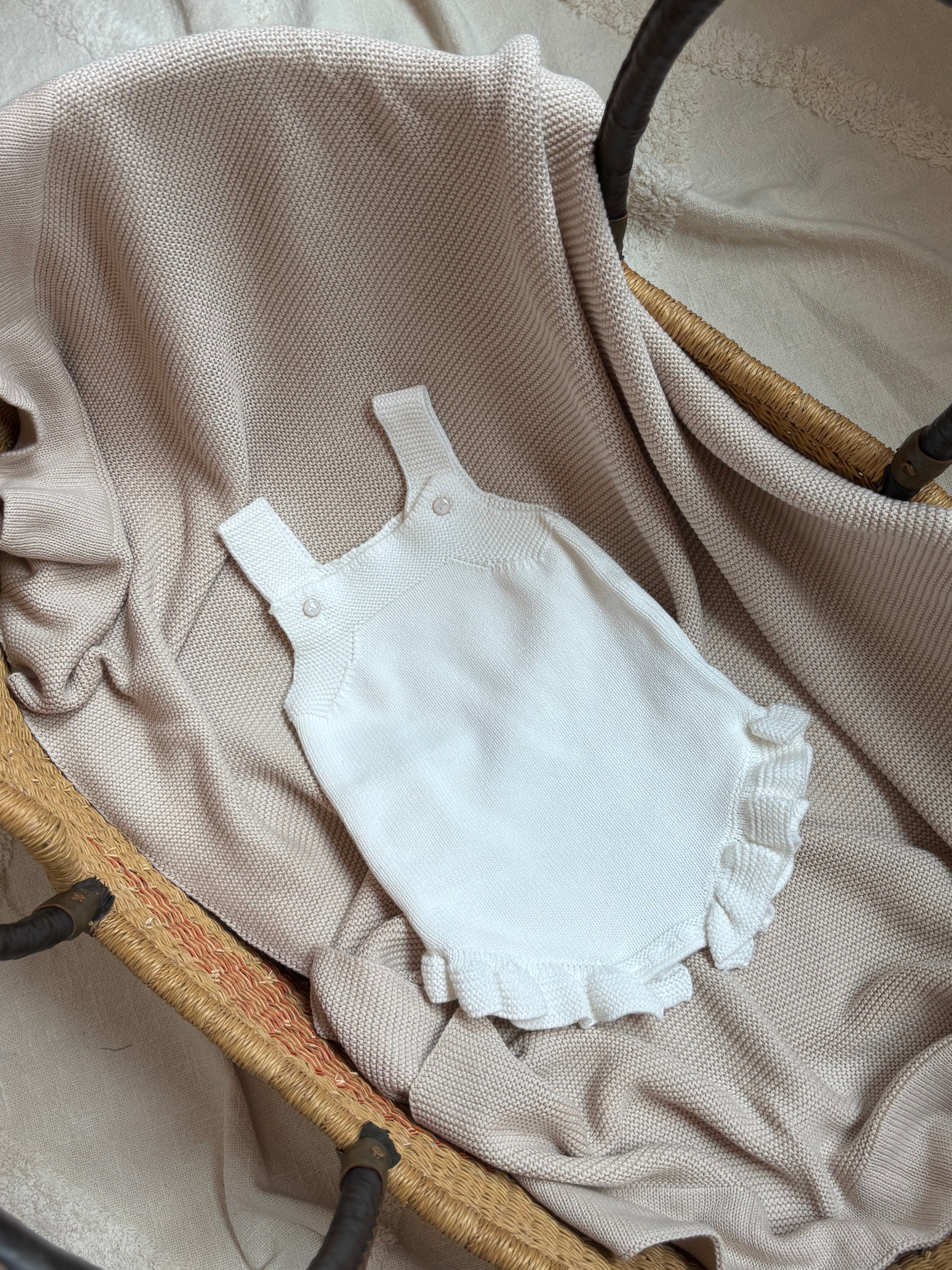 Ruffle leg romper