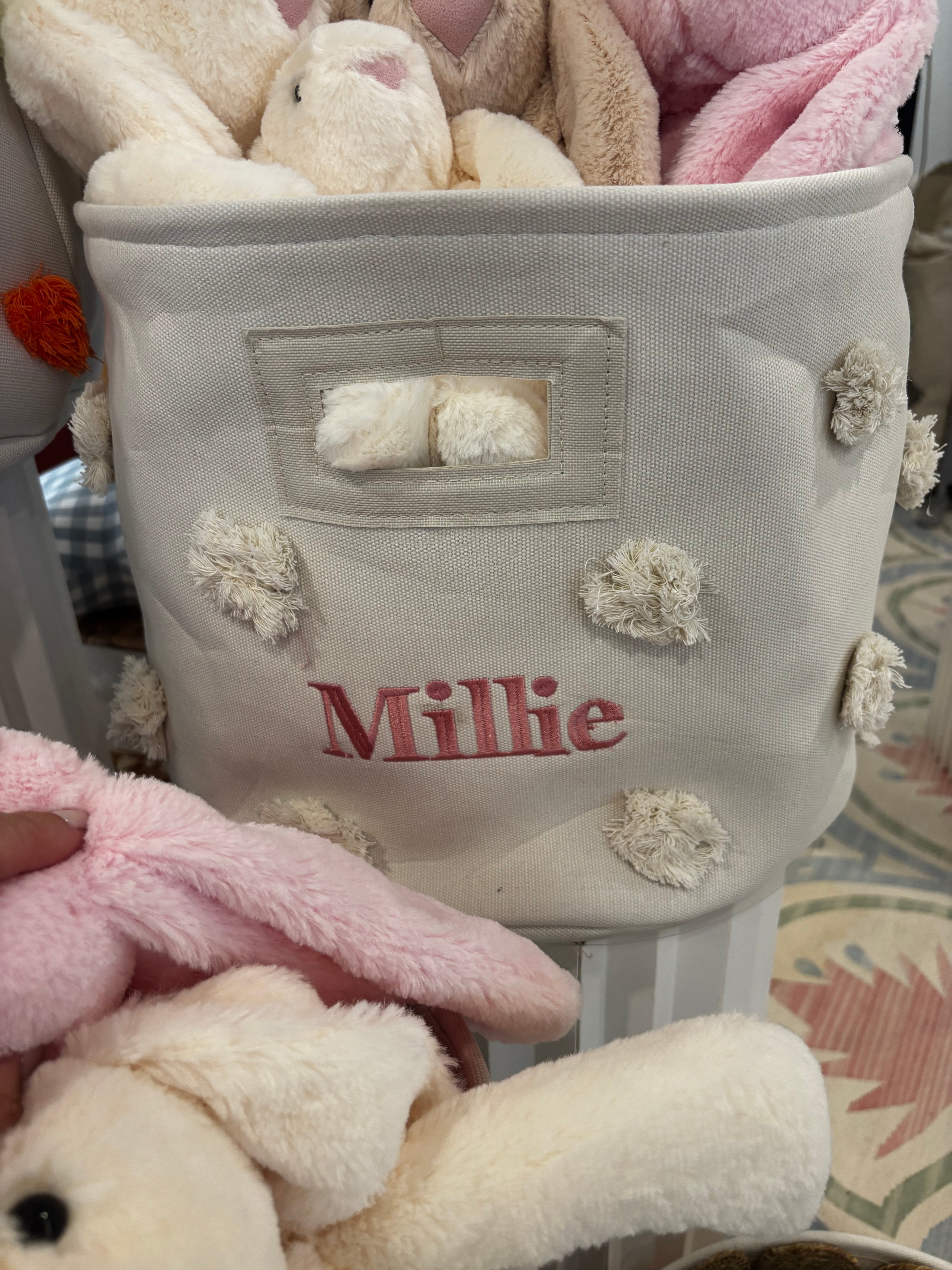 Pom Pom Storage Basket