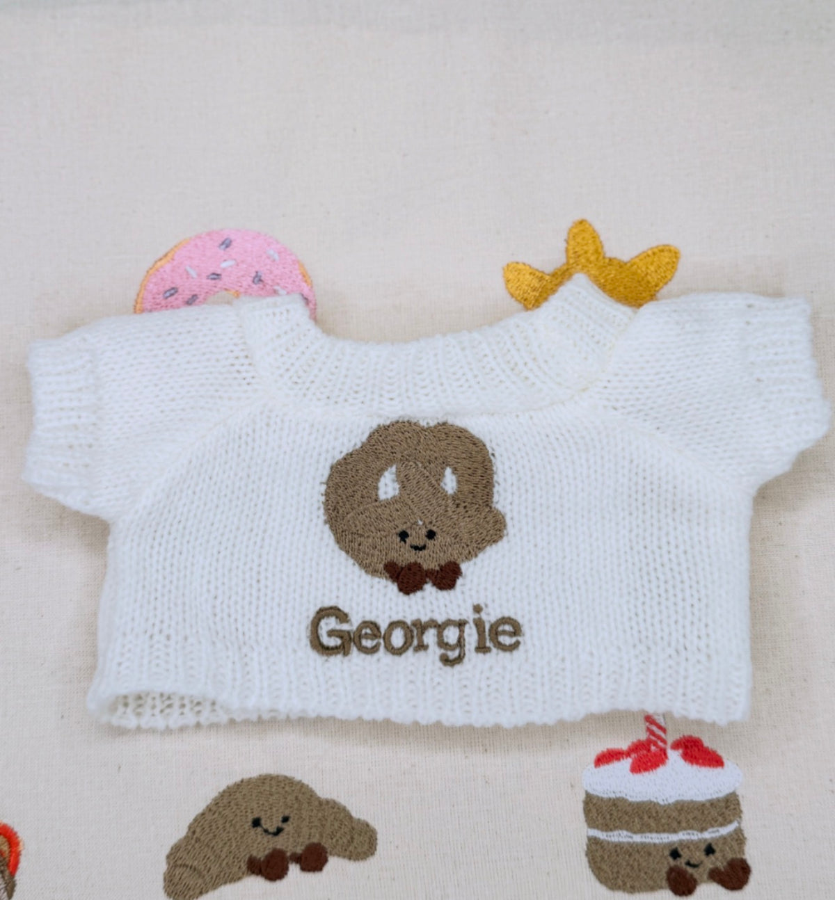 Embroidered Plushie Jumper