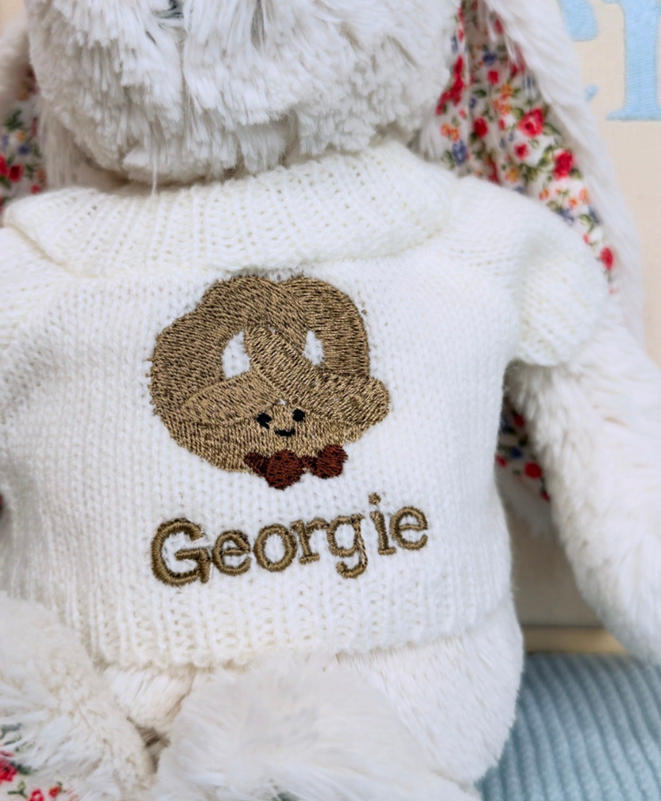Embroidered Plushie Jumper