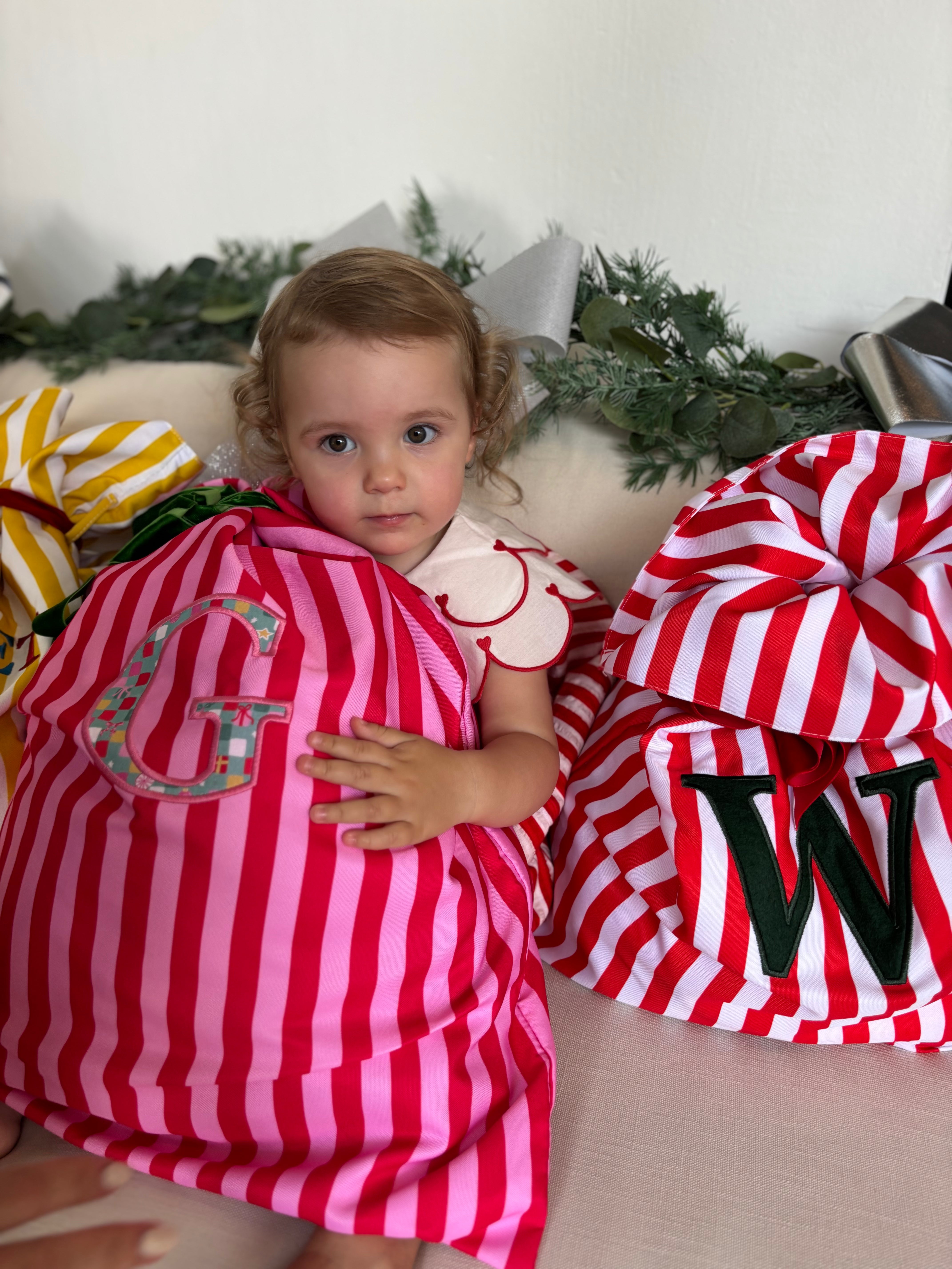 Striped Christmas Sack