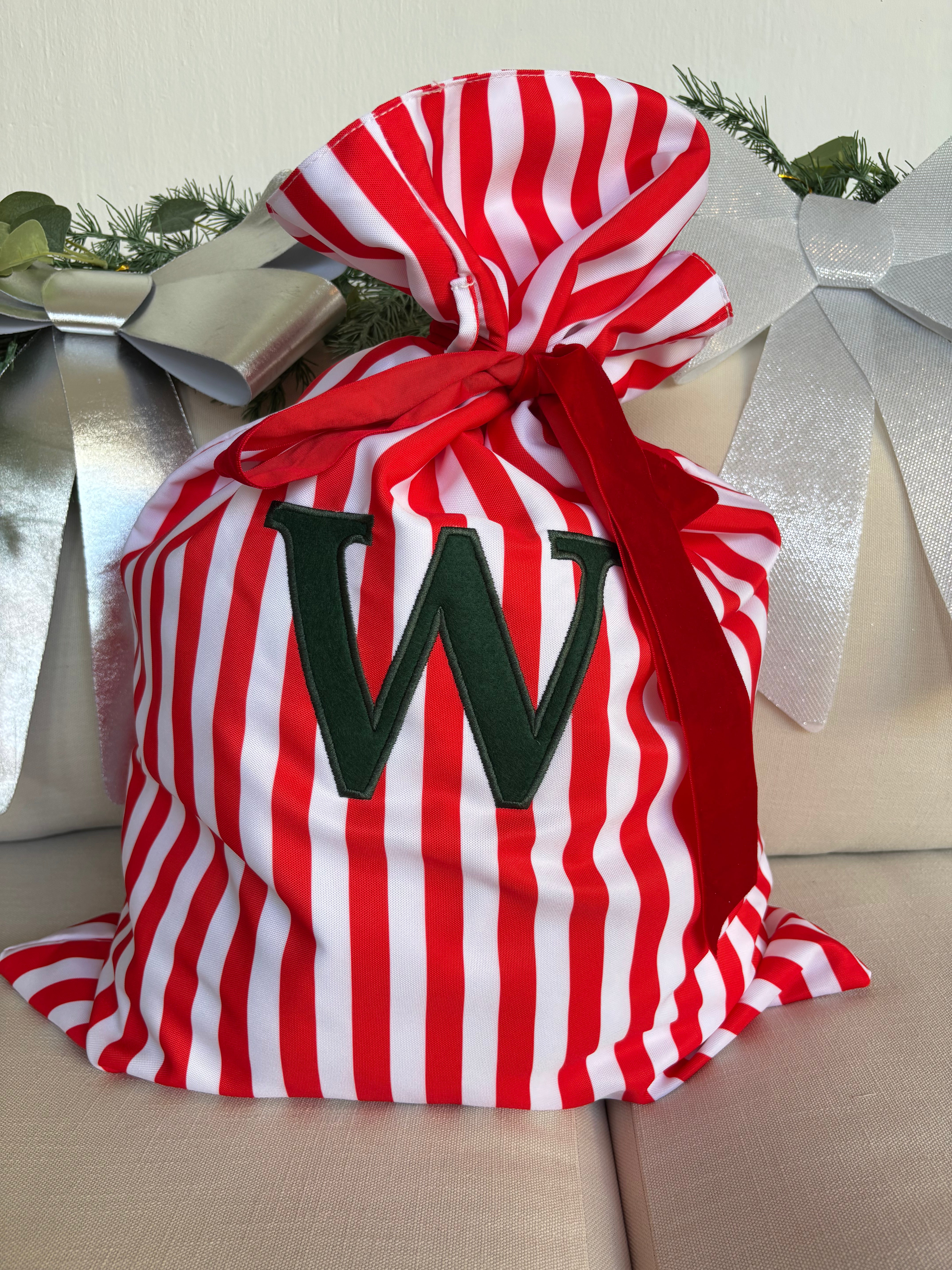 Striped Christmas Sack
