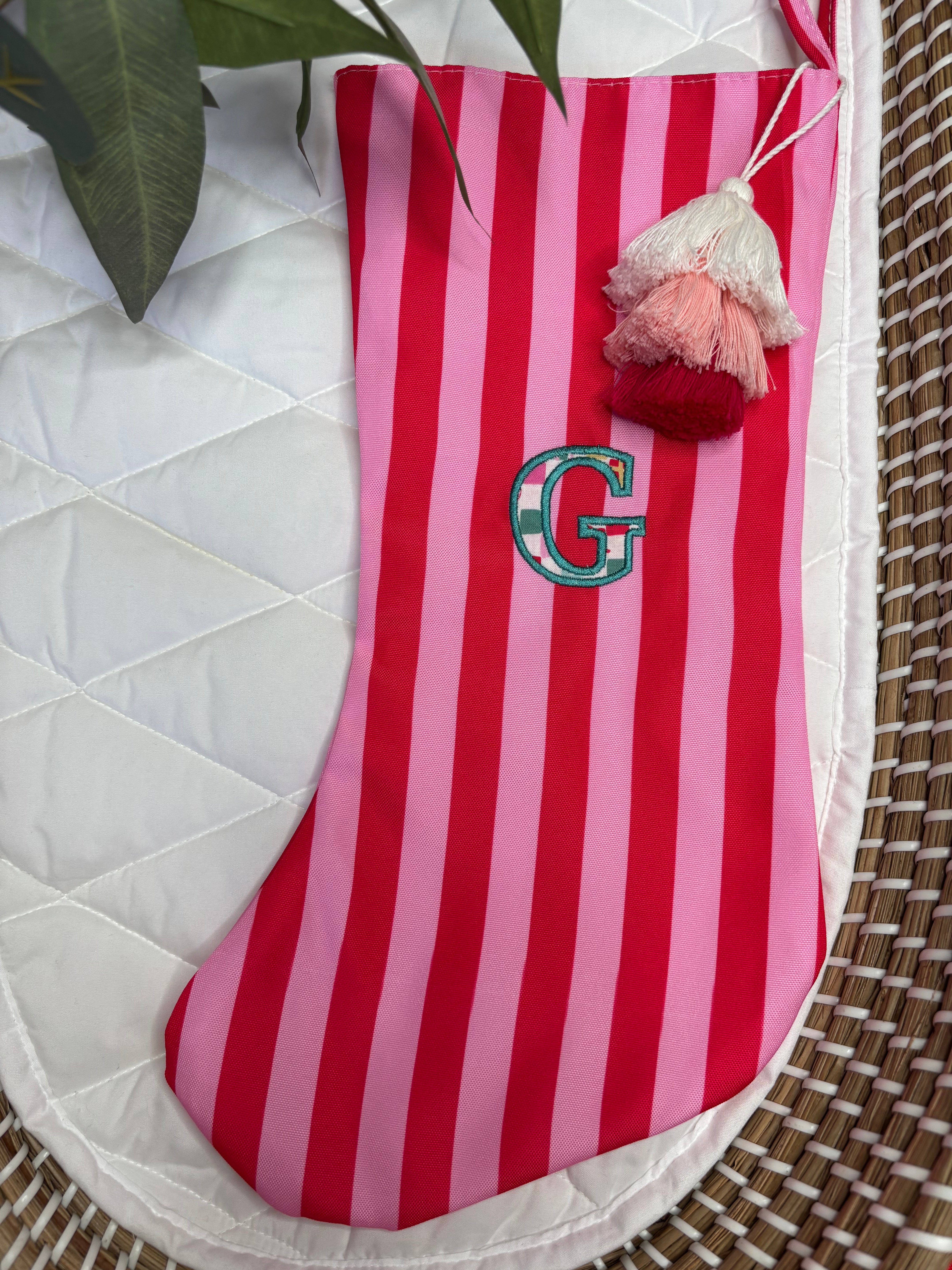 Striped Christmas Stockings