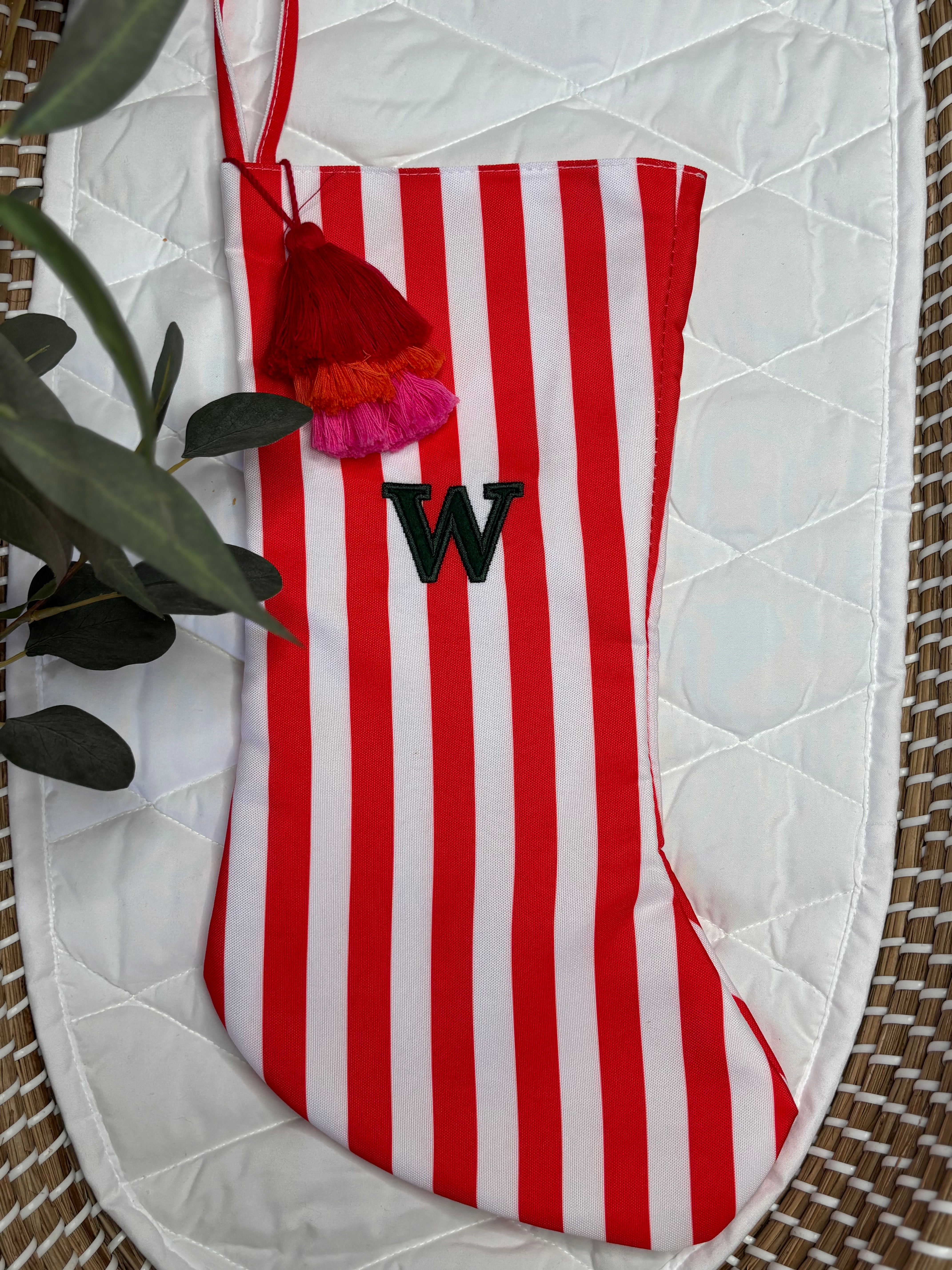 Striped Christmas Stockings